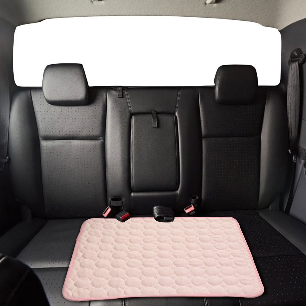 Pet Products Cool Mat-Dog Cooling Mat Summer Pet Cooling Pads, Ice Silk Cooling Mat for Dogs & Cats, Portable & Washable Pet Cooling Blanket for Kennel/Sofa/Bed/Floor